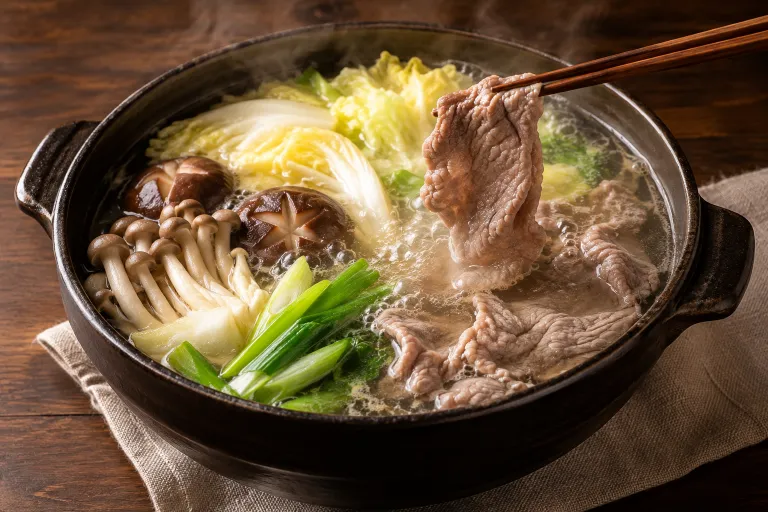Ribeye mushroom hot pot · finished dish