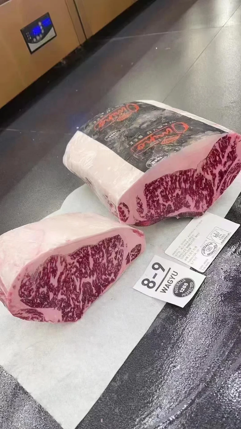 OMINO · Wagyu Striploin · Cut and packaging