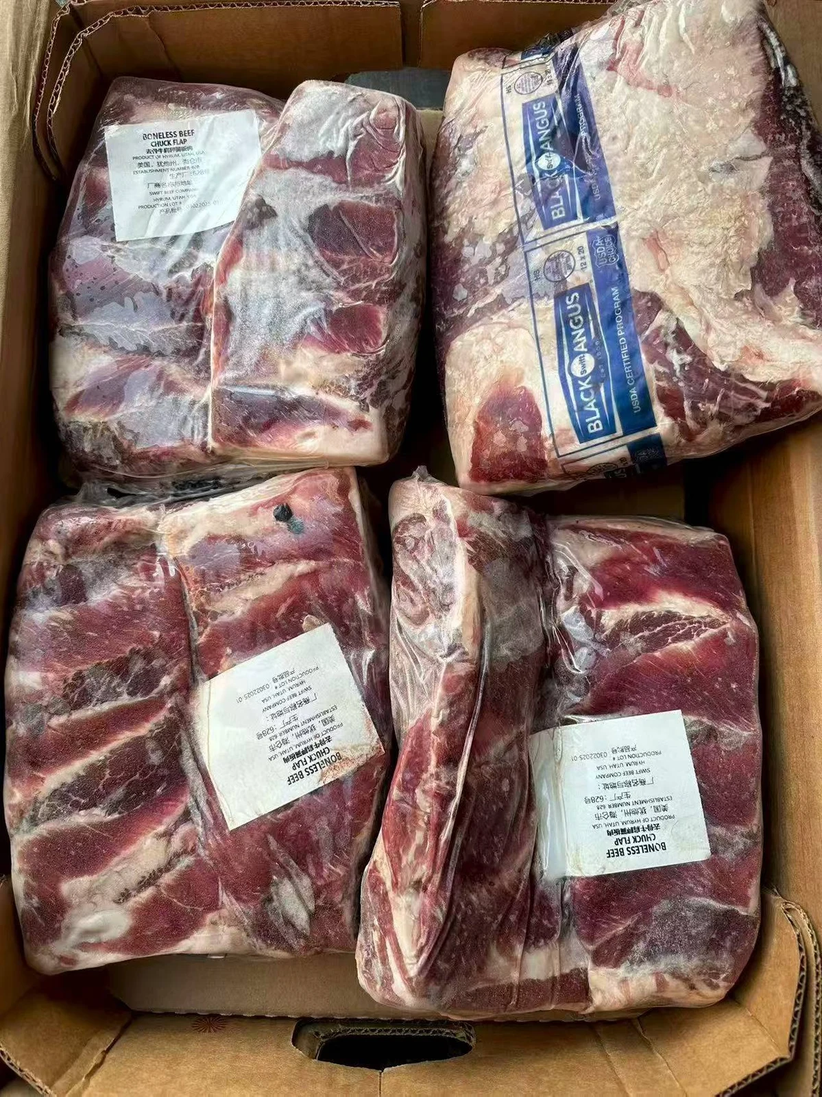 SWIFT · Choice Angus Chuck Flap · Original packaging